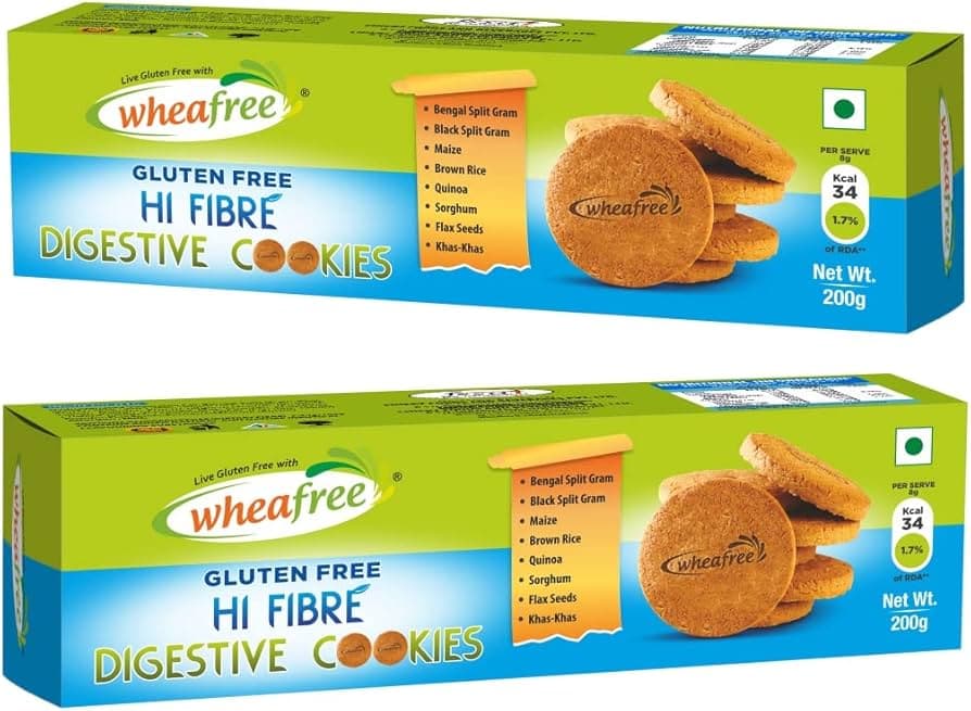 Wheafree Gluten Free Hi Fibre Digestive Cookies