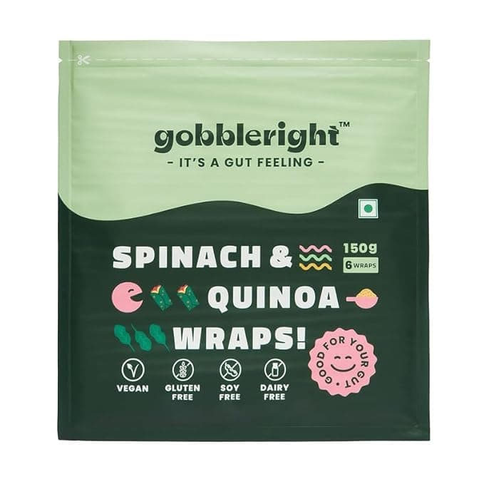 GOBBLERIGHT Spinach & Quinoa Wrap